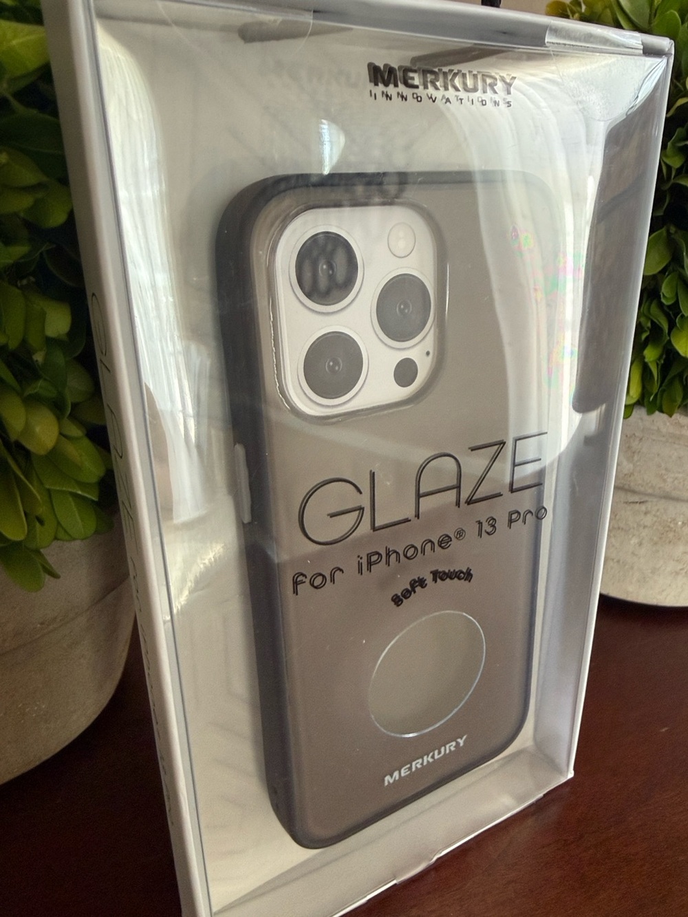 MERKURY INNOVATIONS ✨GLAZE SOFT TOUCH HARDSHELL✨ iPhone 13 Pro CASE🌟BNIB🌟